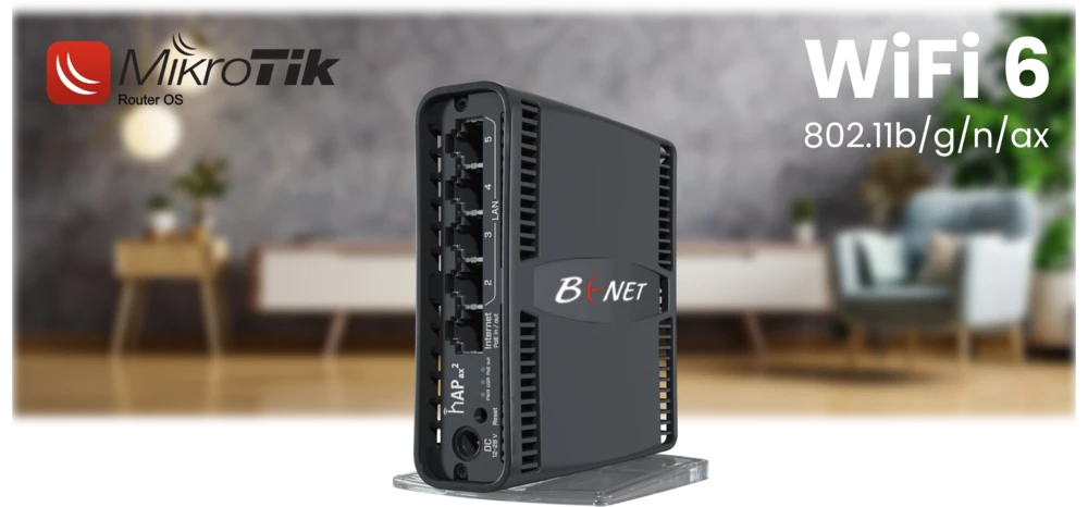WiFi6 router Mikrotik Mikrotik-hap-ax2